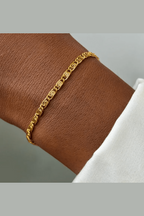 B-172-18k Gold Plated Stainless Steel Tarnish Free Waterproof Female Jewellery