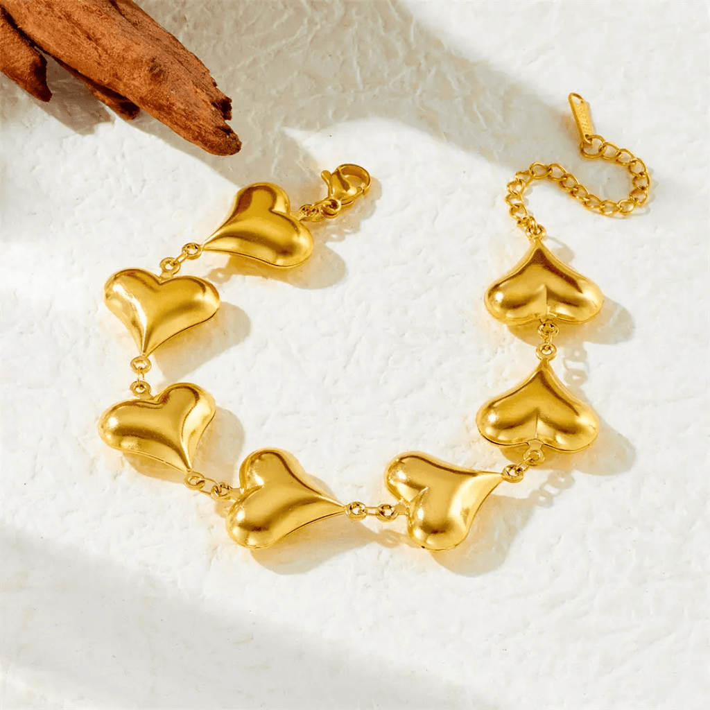 B-173-18k Gold Plated Stainless Steel Tarnish Free Waterproof Female Jewellery