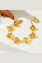 B-173-18k Gold Plated Stainless Steel Tarnish Free Waterproof Female Jewellery