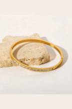 B-48 white – 18k Gold Plated Stainless Steel Tarnish Free Waterproof Female Jewellery