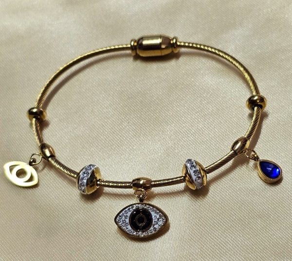 B-74-Gold Plated Stainless Steel Tarnish Free Waterproof Female Jewellery