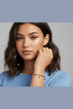 B-74-Gold Plated Stainless Steel Tarnish Free Waterproof Female Jewellery