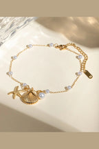 B-89 – 18k Gold Plated Stainless Steel Tarnish Free Waterproof Female Jewellery