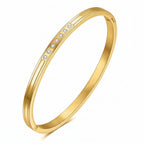 Birace Bracelet 18k Gold Plated Stainless Steel Tarnish Free Waterproof Female Jewellery