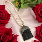 Budha Real Pearl Necklace - Handcrafted Elegance