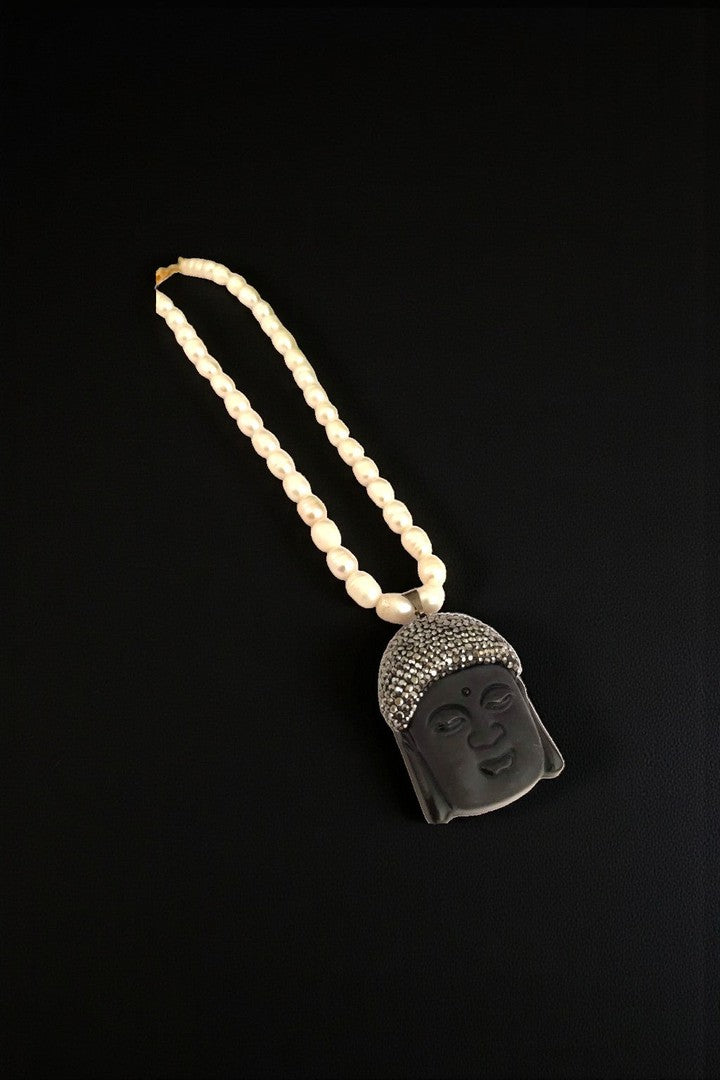 Budha real pearl necklace