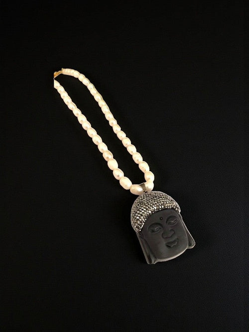 Budha real pearl necklace
