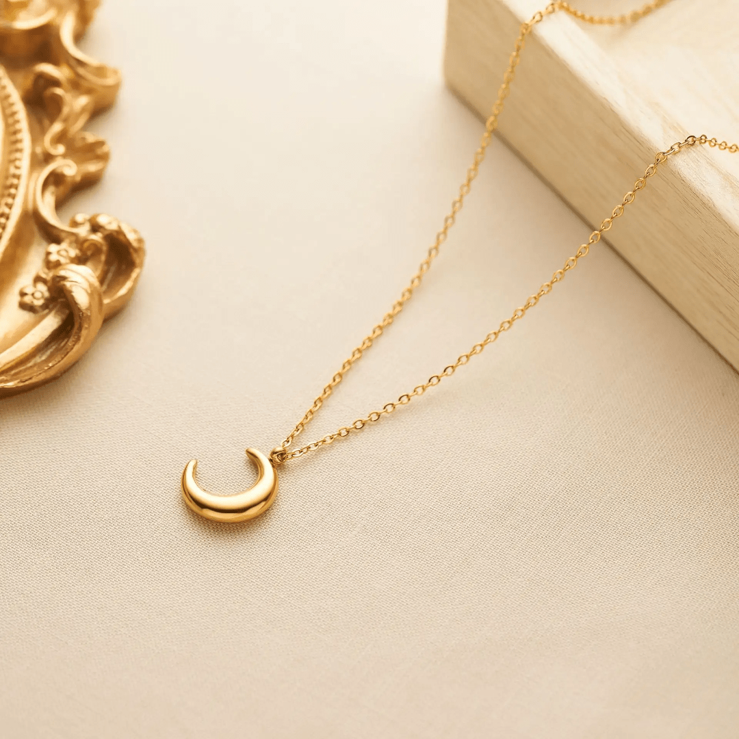 C-309 18k Gold Plated Stainless Steel Tarnish Free Waterproof Female Jewellery