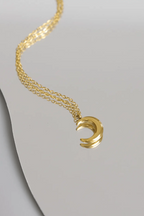 C-309 18k Gold Plated Stainless Steel Tarnish Free Waterproof Female Jewellery