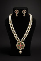 Chandrima real pearl set