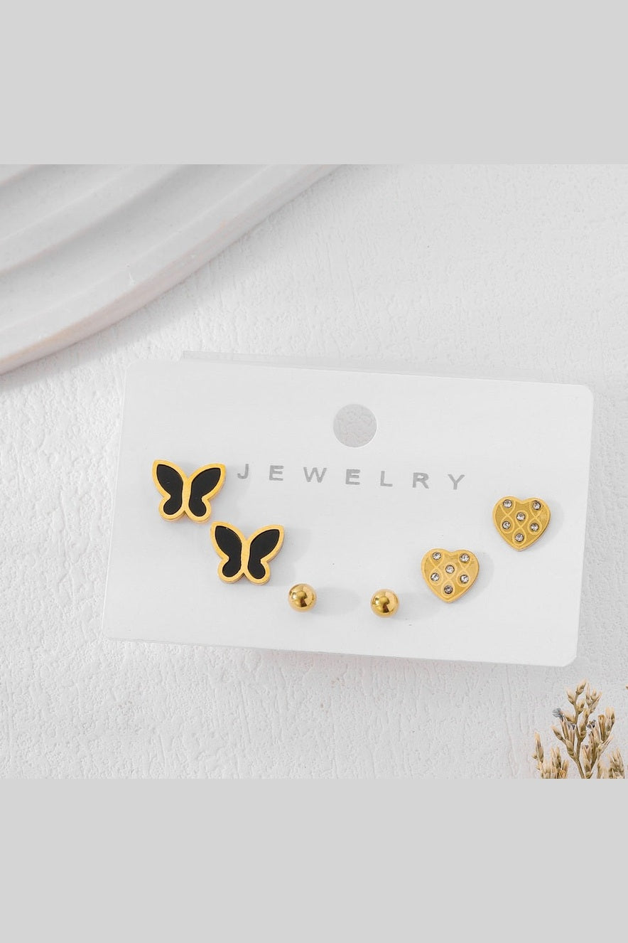 ES-286 – 18k Gold Plated Stainless Steel Tarnish Free Waterproof Female Jewellery