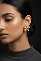 ES-287 – 18k Gold Plated Stainless Steel Tarnish Free Waterproof Female Jewellery