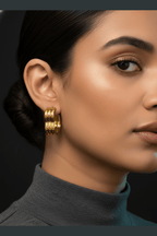 ES-300 – 18k Gold Plated Stainless Steel Tarnish Free Waterproof Female Jewellery