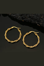 ES-304 – 18k Gold Plated Stainless Steel Tarnish Free Waterproof Female Jewellery