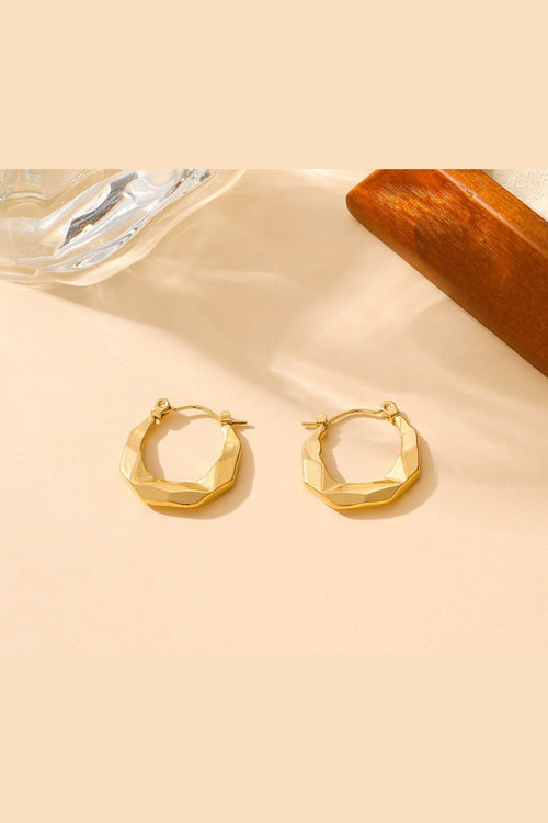 ES-306 – 18k Gold Plated Stainless Steel Tarnish Free Waterproof Female Jewellery