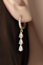 ES-308 – 18k Gold Plated Stainless Steel Tarnish Free Waterproof Female Jewellery