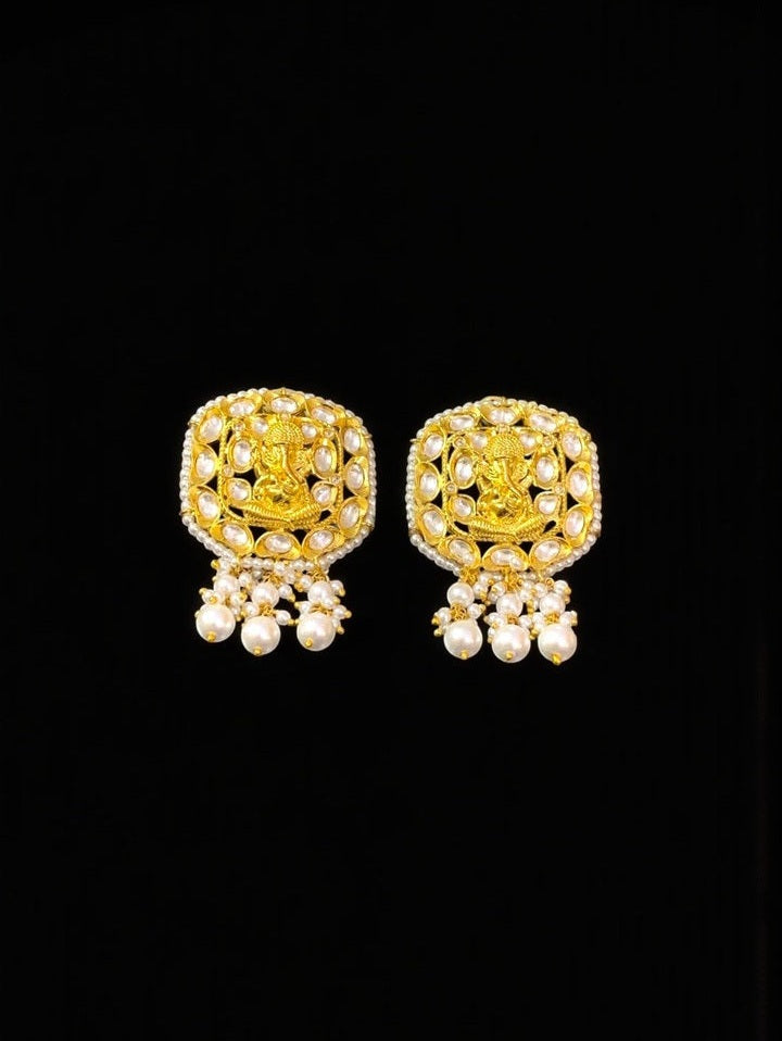 Ekdant Polki Kundan Earrings