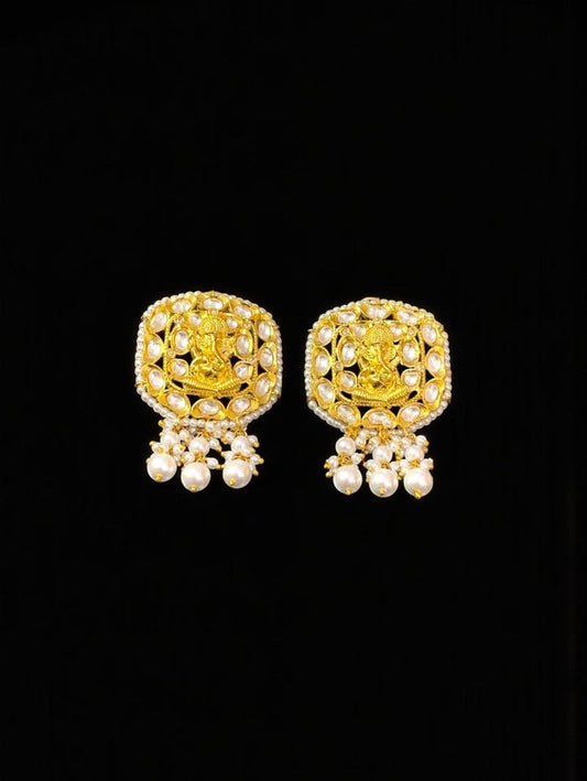 Ekdant Polki Kundan Earrings