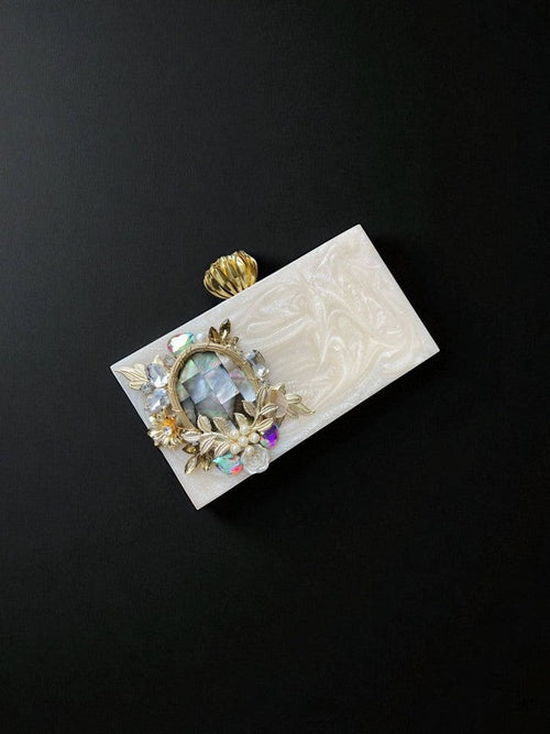 Elegant Samaira Clutch - Handmade Partywear Accessory