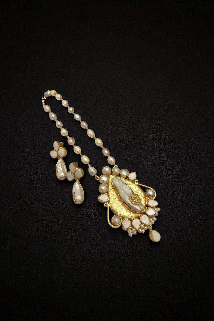 Eshanaya Real pearl Set