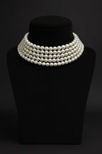 Farah real pearl choker mala