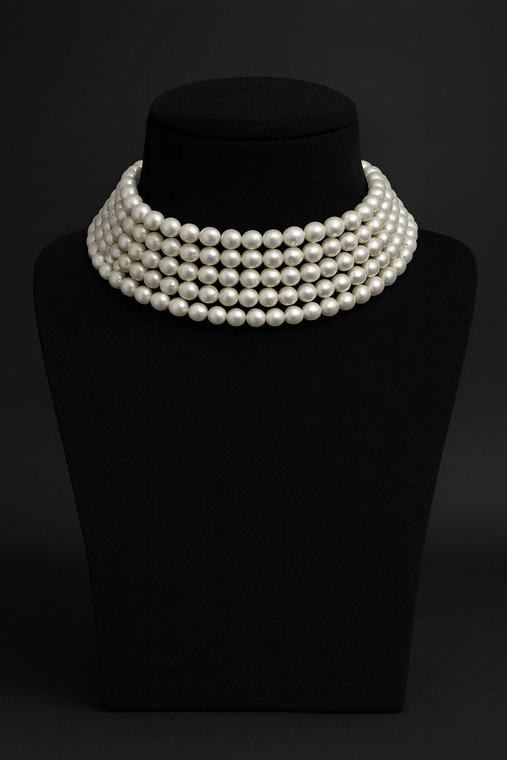 Farah real pearl choker mala