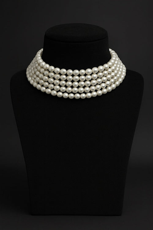 Farah real pearl choker mala