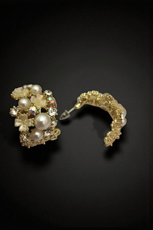 Florina pearl ad earrings