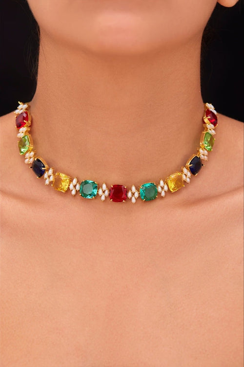 Yogita Real pearl set