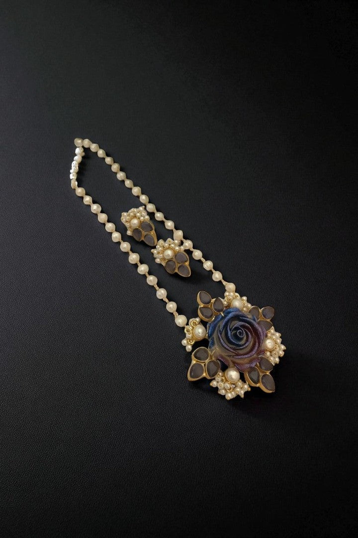Ganga real pearl set