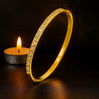 Garol 18k Gold Plated Stainless Steel Tarnish Free Bracelet