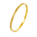 Garol 18k Gold Plated Stainless Steel Tarnish Free Bracelet