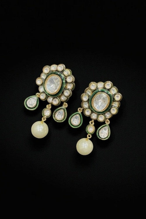 Girija Polki Kundan Earrings