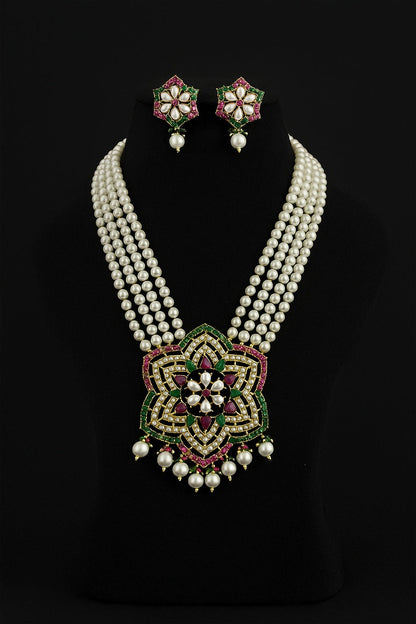 Gulika real pearl set