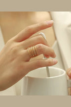 R-130 – 18k Gold Plated Stainless Steel Tarnish Free Waterproof Female Jewellery