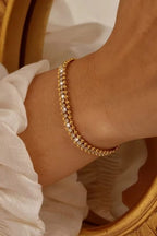 B-62 – 18k Gold Plated Stainless Steel Tarnish Free Waterproof Female Jewellery