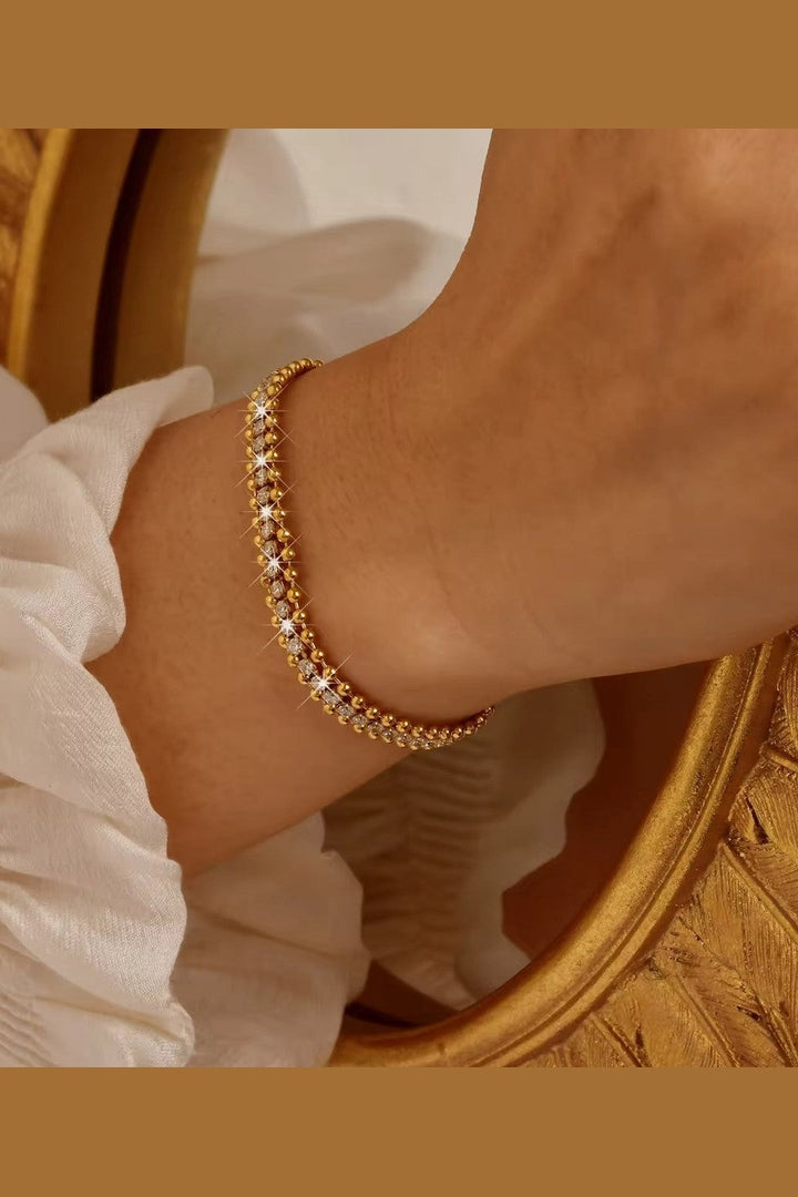 B-62 – 18k Gold Plated Stainless Steel Tarnish Free Waterproof Female Jewellery