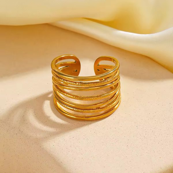 R-130 – 18k Gold Plated Stainless Steel Tarnish Free Waterproof Female Jewellery