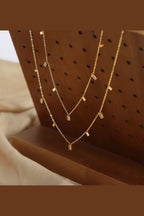 C-257 – 18k Gold Plated Stainless Steel Tarnish Free Waterproof Female Jewellery