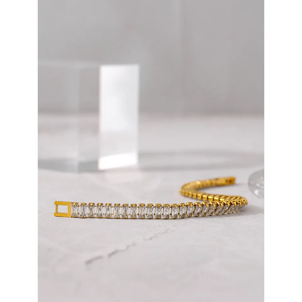 B-54 – 18k Gold Plated Stainless Steel Tarnish Free Waterproof Female Jewellery