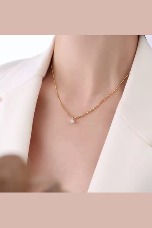 C-256 – 18k Gold Plated Stainless Steel Tarnish Free Waterproof Female Jewellery