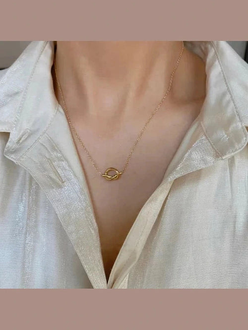 C-198 – 18k Gold Plated Stainless Steel Tarnish Free Waterproof Female Jewellery