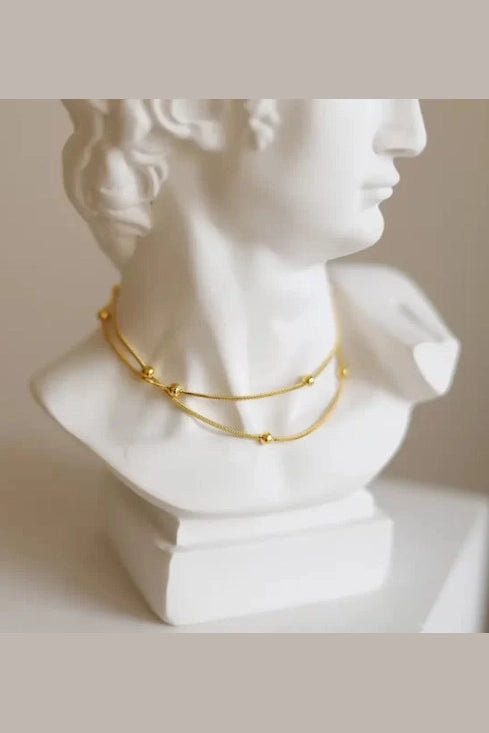 C-231 – 18k Gold Plated Stainless Steel Tarnish Free Waterproof Female Jewellery