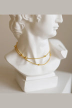 C-231 – 18k Gold Plated Stainless Steel Tarnish Free Waterproof Female Jewellery