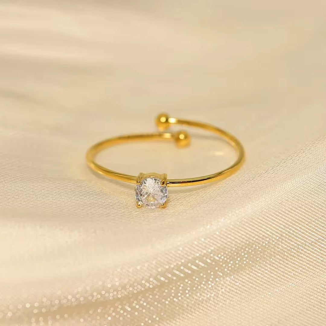 R-126 – 18k Gold Plated Stainless Steel Tarnish Free Waterproof Female Jewellery
