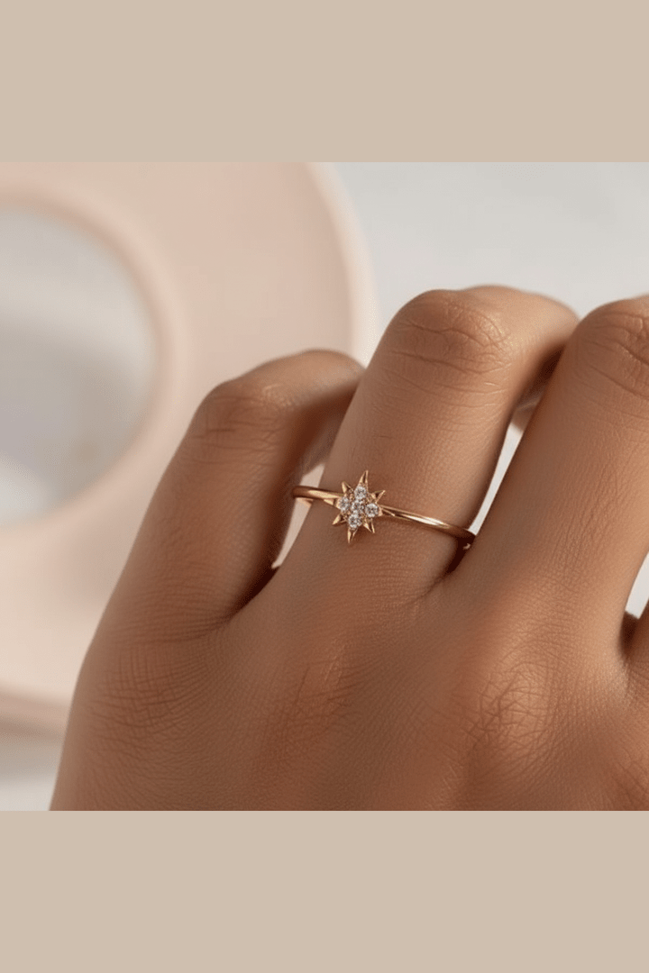 R-122 – 18k Gold Plated Stainless Steel Tarnish Free Waterproof Female Jewellery