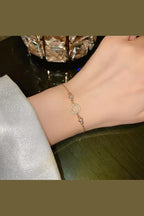 B-85 – 18k Gold Plated Stainless Steel Tarnish Free Waterproof Female Jewellery