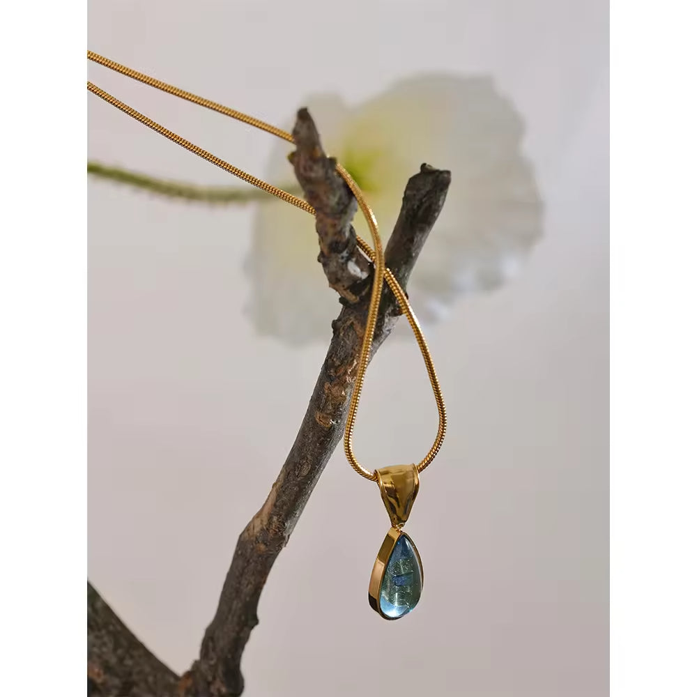C-277 – 18k Gold Plated Stainless Steel Tarnish Free Waterproof Female Jewellery