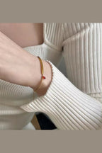 B-68 – 18k Gold Plated Stainless Steel Tarnish Free Waterproof Female Jewellery