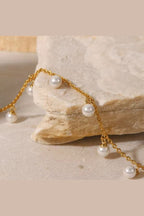 B-81 – 18k Gold Plated Stainless Steel Tarnish Free Waterproof Female Jewellery